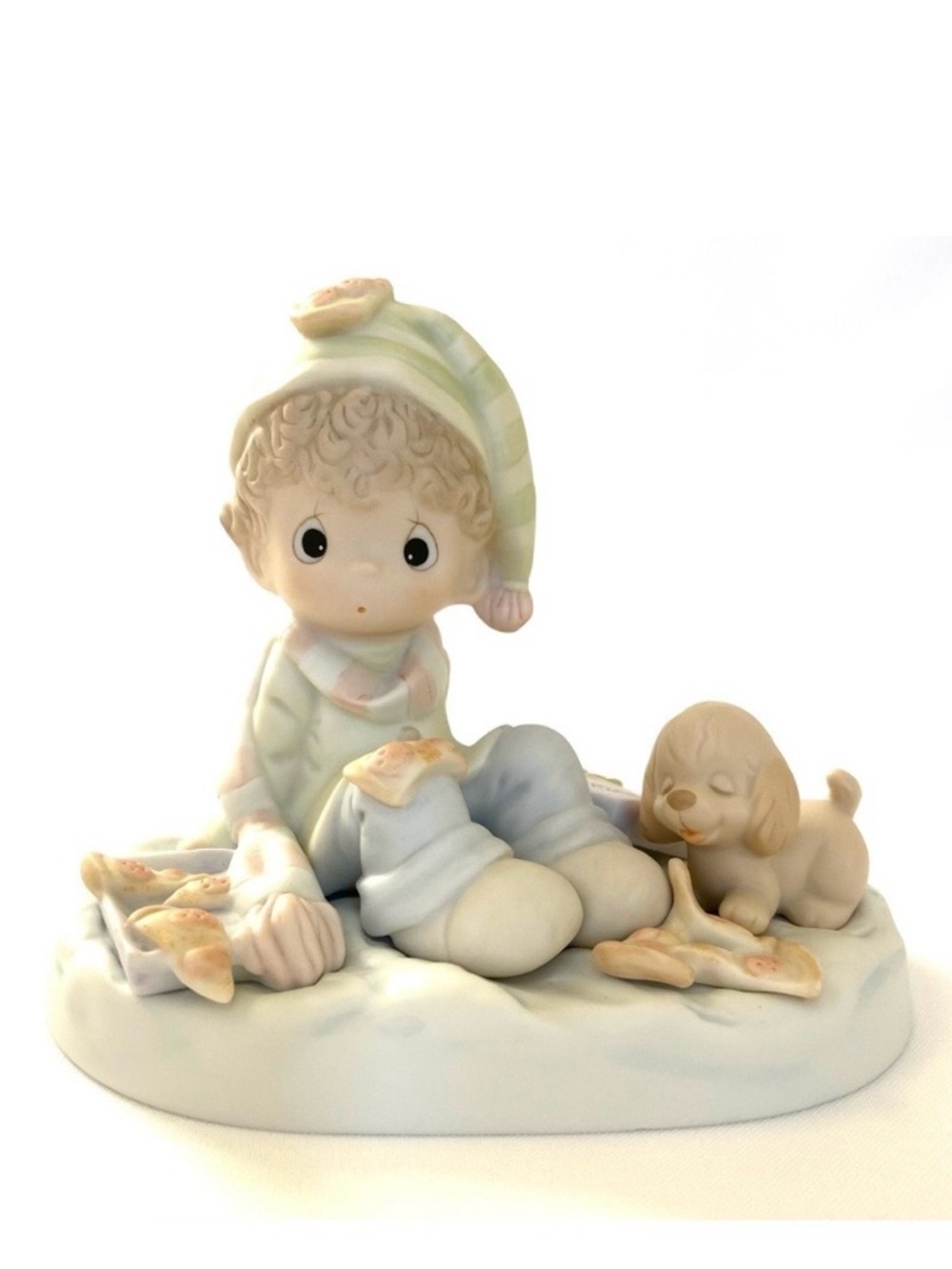 Precious Moments “Pizza On Earth” Porcelain Vintage Figurine 521884